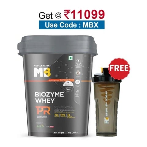 MuscleBlaze Biozyme Whey PR,  8.8 lb  Chocolate Fudge 