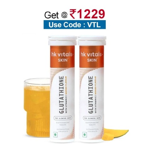HealthKart HK Vitals Glutathione Effervescent,  Mango  30 tablet(s) 