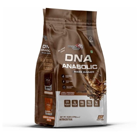 1 - Muscle Garage DNA Anabolic Mass Gainer,  10 lb  Coffee 