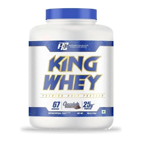 Ronnie Coleman King Whey Protein, 5 lb Chocolate Brownie