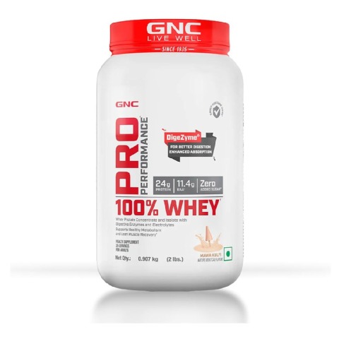 1 - GNC Pro Performance 100% Whey Protein,  2 lb  Mawa Kulfi 