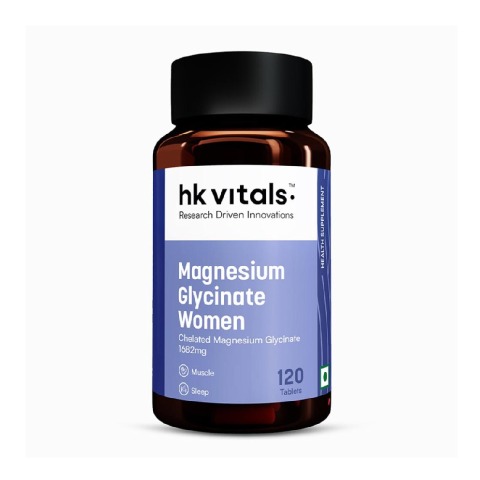 3 - HealthKart HK Vitals Magnesium Glycinate,  Unflavoured - Women  120 tablet(s) 