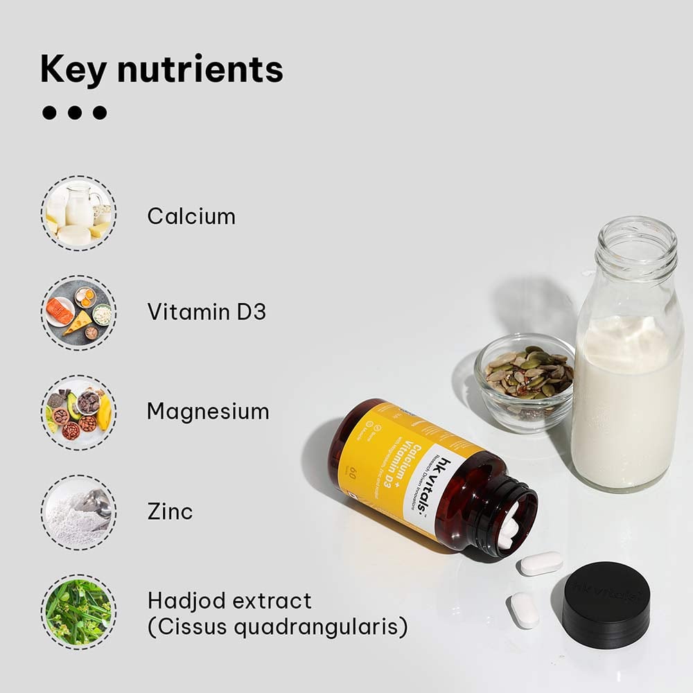 5 - HealthKart HK Vitals Calcium,  60 tablet(s)  Unflavoured