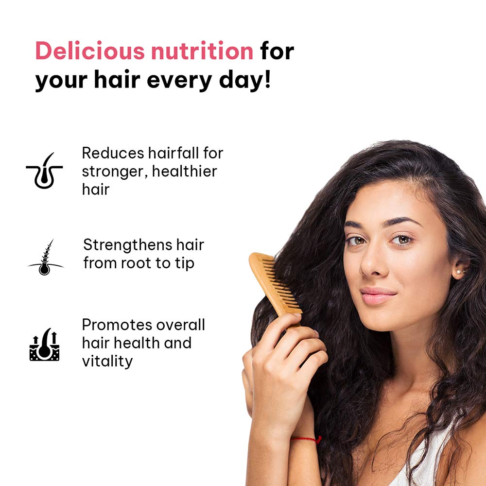 4 - HK Vitals Hair Strength Gummies,  60 gummies  Strawberry