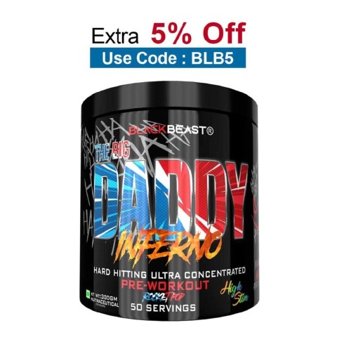 BLACK BEAST The Big Daddy Inferno Pre-Workout, 0.66 lb Rocket Pop