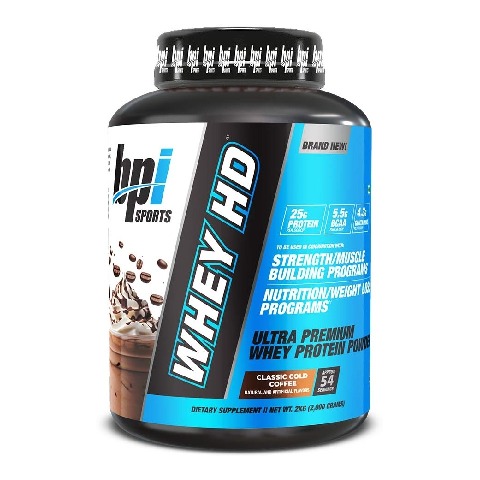 1 - BPI Sports Whey-HD Ultra Premium, 4.4 lb Classic Cold Coffee