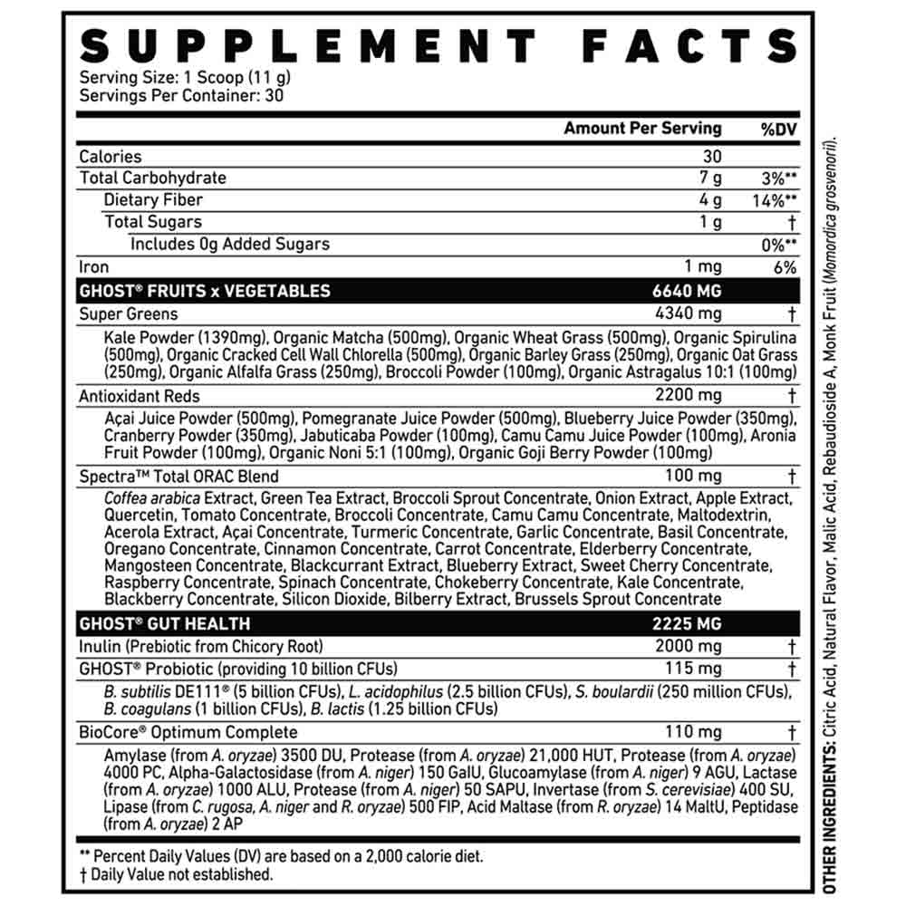 3 - Ghost Greens Superfood,  0.73 lb  Lime 