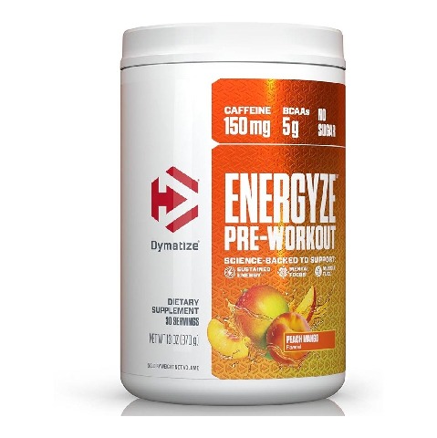 1 - Dymatize Energyze Pre-Workout,  0.82 lb  Peach Mango 