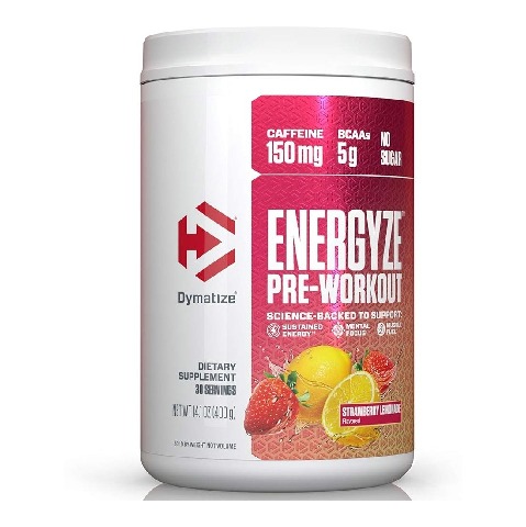 1 - Dymatize Energyze Pre-Workout,  0.88 lb  Strawberry Lemonade 