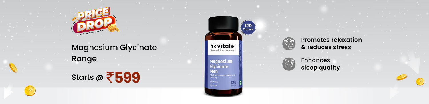 HealthKart HK Vitals Magnesium Glycinate Range | Starts @ 599 | Price Drop
