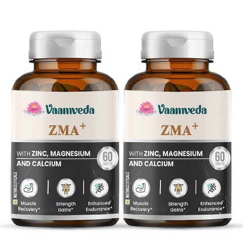 1 - Vaamveda ZMA+, 60 tablet(s) Unflavoured (Pack of 2)