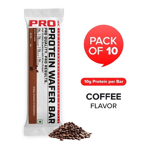 GNC Pro Performance Protein Wafer Bar,  10 bar(s)  Coffee 
