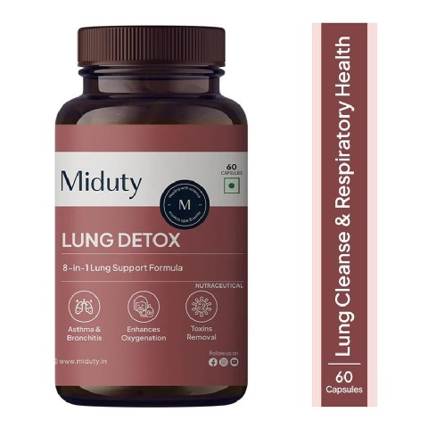 1 - Miduty Lung Detox,  60 capsules 