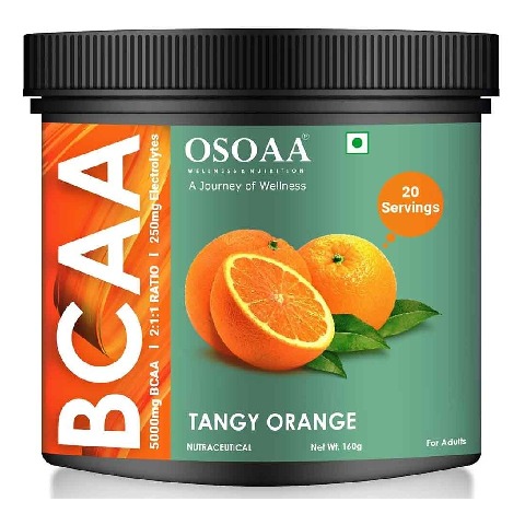 1 - Osoaa BCAA, 0.35 lb 20 Servings Tangy Orange