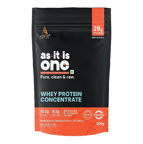 1 - AS-IT-IS Nutrition Whey Protein Concentrate 80%,  0.55 lb  Unflavoured 