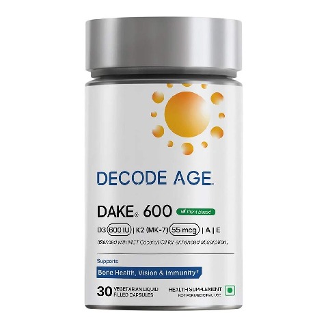 1 - Decode Age Vitamin D3 600 IU, K2 (MK7), A & E,  30 veggie capsule(s) 