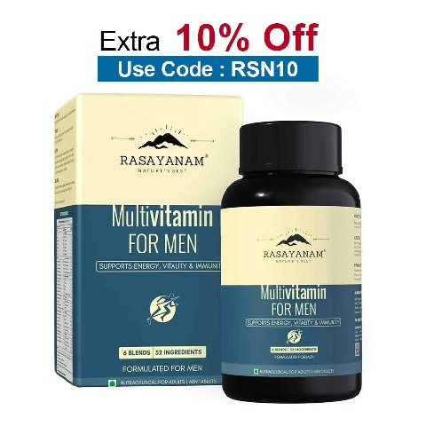 Rasayanam Multivitamin for Men,  60 tablet(s)  Unflavoured 