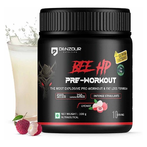1 - Denzour Nutrition Bee Hp Pre-Workout,  0.22 lb  Lychee 