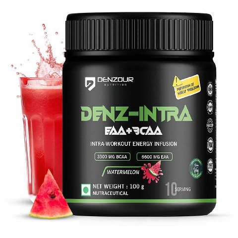 1 - Denzour Nutrition Denz-Intra BCAA+EAA,  Watermelon  0.22 lb  10 Servings 