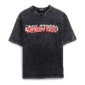MuscleBlaze F.ck Stress Bench Press Oversized Washed T-Shirt, Large Dark Charcoal Grey