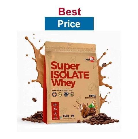 Neulife Super Isolate Whey,  3.3 lb  Coffee 