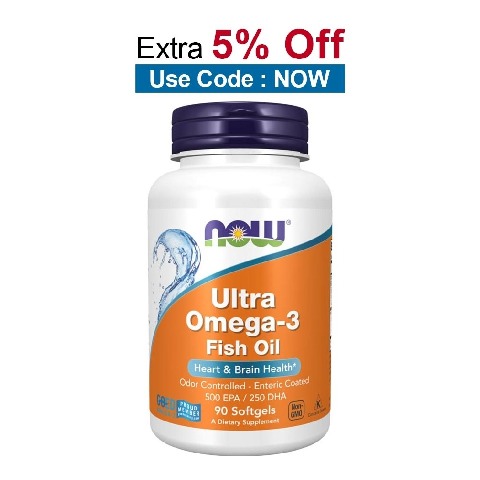 Now Ultra Omega-3,  90 softgels 