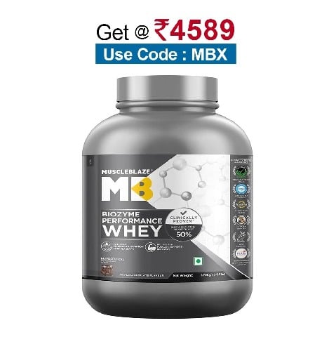 MuscleBlaze Biozyme Performance Whey,  3.85 lb  Triple Chocolate 