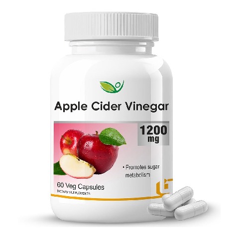 1 - Biotrex Apple Cider Vinegar (1200 mg),  60 capsules  Unflavoured 