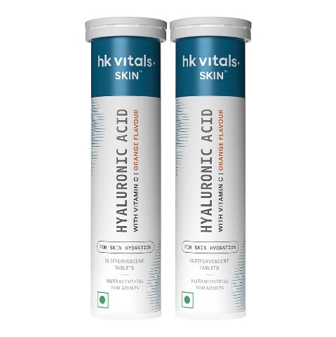 HealthKart HK Vitals Hyaluronic Acid Effervescent Orange 30 Tabs
