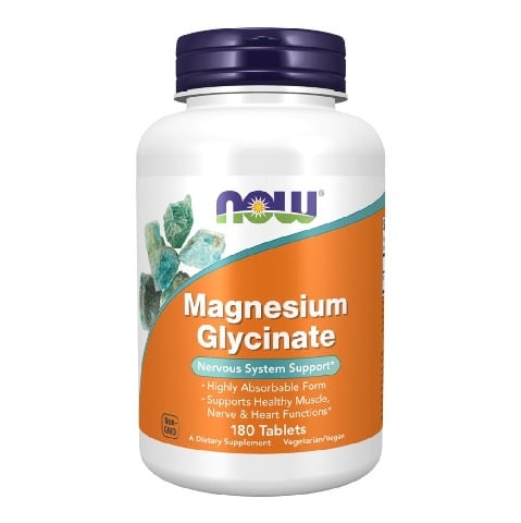 1 - Now Magnesium Glycinate,  Unflavoured  180 tablet(s) 