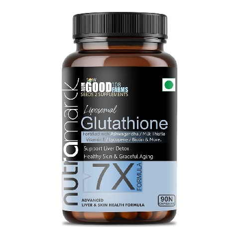 1 - NutraMarck Liposomal Glutathione 7X, Unflavoured 90 capsules