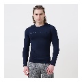 MuscleBlaze Air Tech Compression MuscleTee Full Sleeve, Small Navy