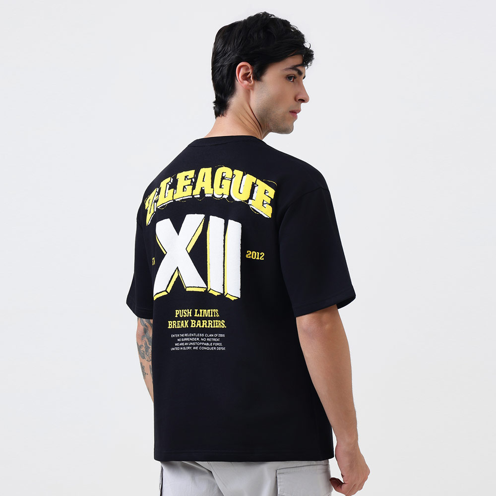 4 - MuscleBlaze Z-League T-Shirt,  Small  Black
