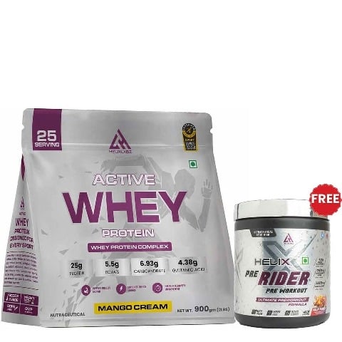 Helixlabz Active Whey Protein,  2 lb  Mango Cream 