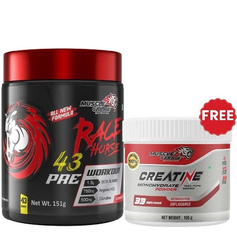 Muscle Garage Race Horse Pre Workout, 0.33 lb Orange