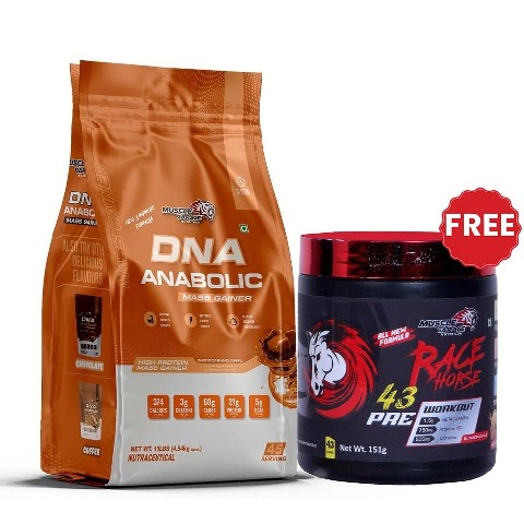 Muscle Garage DNA Anabolic Mass Gainer,  9.9 lb  Choco Caramel 