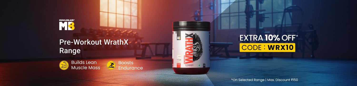 Pre workout wrathx Range|Extra 10% Off | WRX10 | Max discount Rs. 150