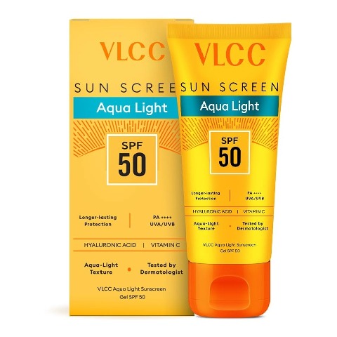 VLCC Aqua Light Sunscreen Gel, 30 g SPF 50 PA++++ Lightweight