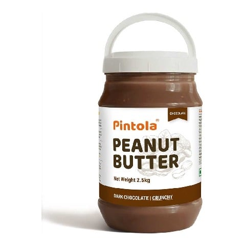 1 - Pintola Dark Chocolate Peanut Butter, 2.5 kg Crunchy