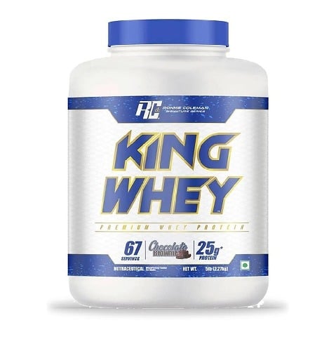Ronnie Coleman King Whey Protein, 5 lb Chocolate Brownie