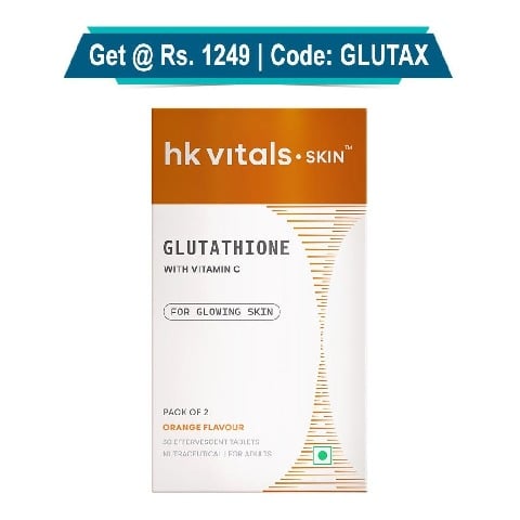 HealthKart HK Vitals Glutathione Effervescent, Orange 30 tablet(s)