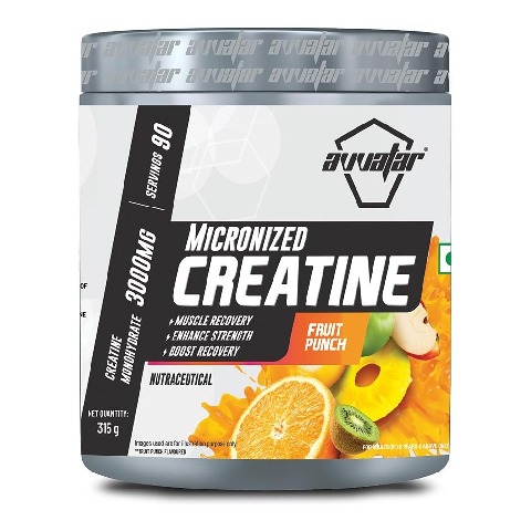 1 - Avvatar Micronized Creatine,  Fruit Punch  0.69 lb 