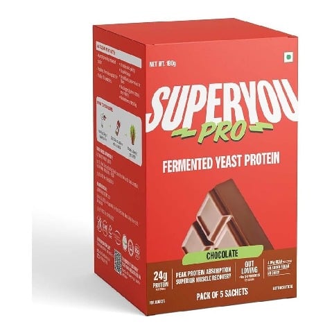 1 - Superyou Pro Fermented Yeast Protein,  5 sachets/pack  Chocolate 