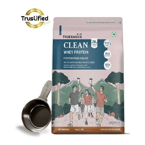 3 - TrueBasics Clean Whey Protein (Isolate) OP,  2.2 lb  Chocolate 