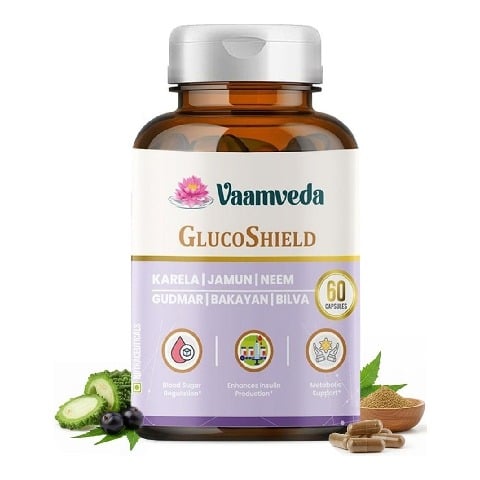 Vaamveda GlucoShield, 60 capsules