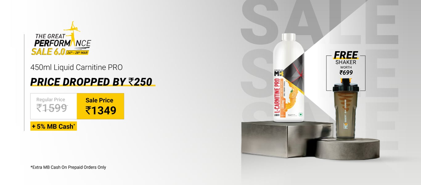 450ml Liquid L-Carnitine Pro @ 1349 + Free Shaker + 5% MB Cash