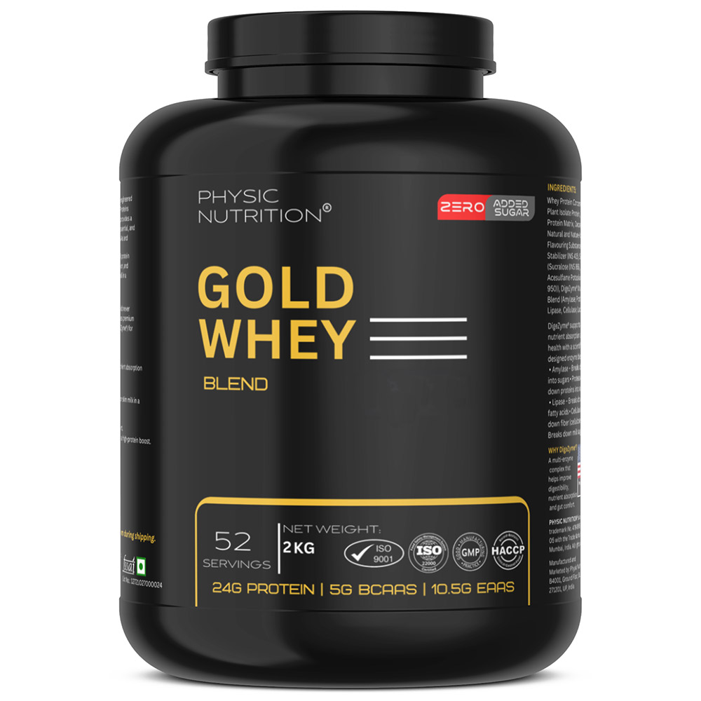 Physic Nutrition Gold Whey Protein Blend, 4.4 lb Mango-image-48