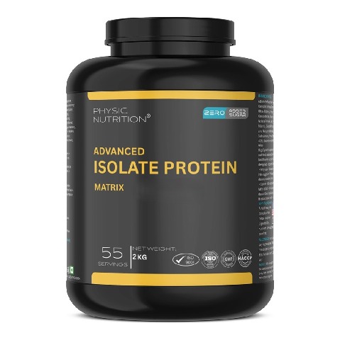 1 - Physic Nutrition Advanced Isolate Protein Matrix,  4.4 lb  Kesar Kulfi 
