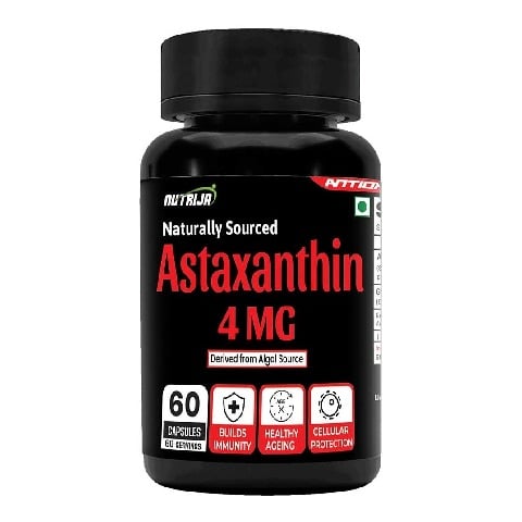 1 - NutriJa Astaxanthin 4mg,  60 capsules 