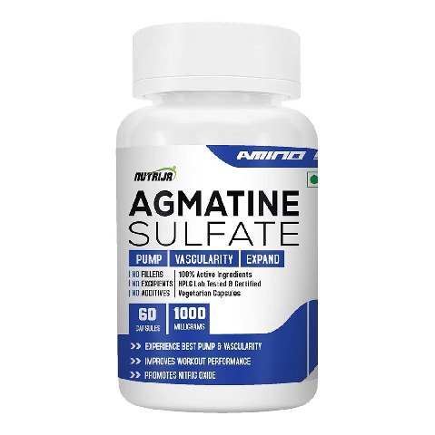 1 - NutriJa Agmatine Sulfate 1000mg, 60 capsules Unflavoured
